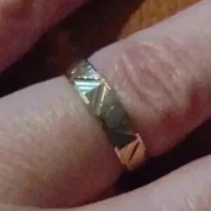 New yellow tone wedding band